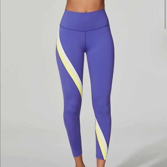 NWT BARRY'S FIT ROYAL LEMON SAND HIGH WAIST 7/8 - Picture 2 of 10